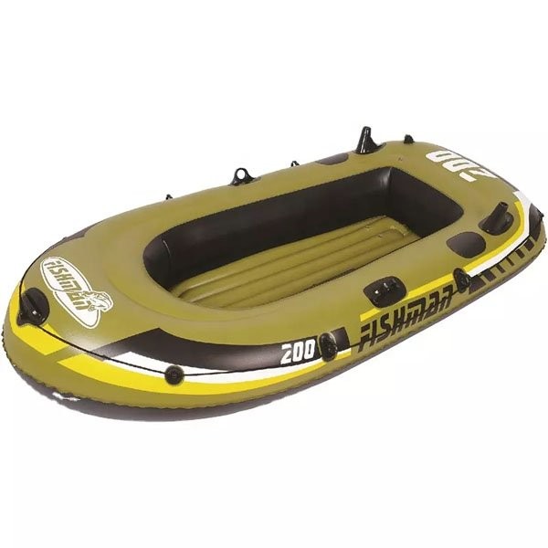 FISHMAN 200 Inflatable Boat Set with Air Pump 2 Person